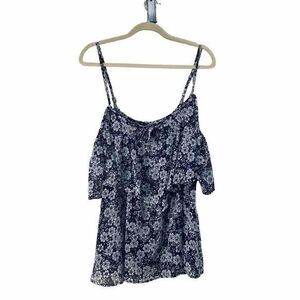 Torrid Scoop Neck Spaghetti Strap Keyhole Front Closure Top Size 1